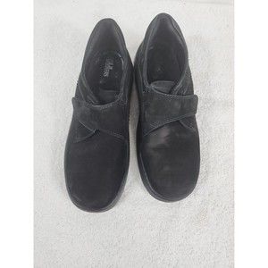 COBBIE CUDDLERS Black Leather / Suede Uppers Comfort Shoes Size 7.5